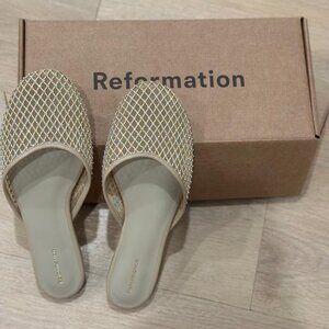 Melly flat Mule from Reformation